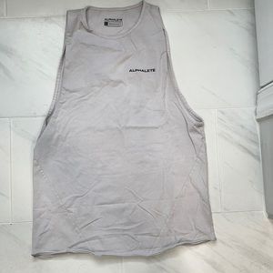 Large White Alphalete Performance Cuttoff